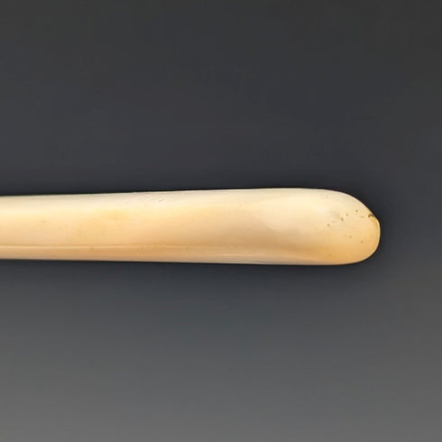 1881年頃 英国アンティーク 白蝶貝ハンドル デザートカトラリー10ペアセット 木箱入り